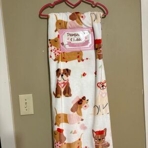 Dachshund English French Bulldog Lab Retriever Valentines Day Love Blanket NWT